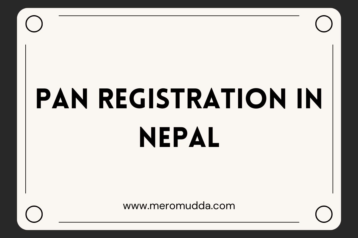 PAN Registration in Nepal